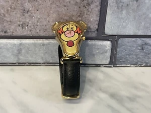 Vintage Timex Disney Tigger Face Watch: 1998 Winnie The Pooh Women Gold Tone - Picture 1 of 12
