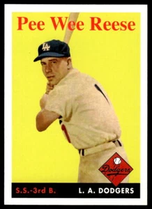 2011 Topps Pee Wee Reese #60YOT-07 60 Years of Topps REPRINT Los Angeles Dodgers - Picture 1 of 2