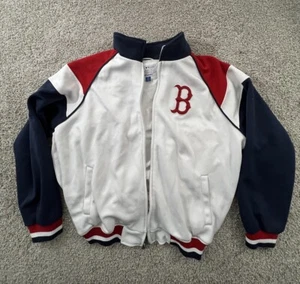 Boston Red Sox MLB Bomber Jacket  Zipper Broken GIII G3  Baseball Large - Picture 1 of 11