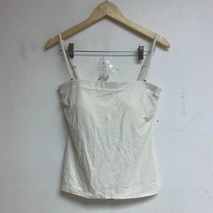 CALIA WOMENS Top BANDEAU TANKINI CLOUD COVER White WSA23304 Brand New! - Picture 1 of 13