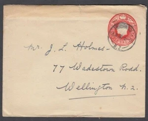 NEW ZEALAND KGV 1d. LARGE SOCIAL ENVELOPE POSTAL STATIONERY (ID:030/D33574) - Picture 1 of 1