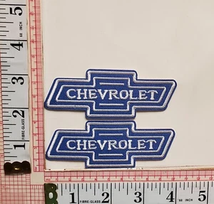 Chevrolet Chevy Iron On Patch Badge Crest Lot Of 2 r2 - Picture 1 of 1