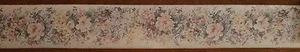 Floral w/ Purple & Pink Outlined Wallpaper Border by Fine Decor Wallcoverings - Picture 1 of 2