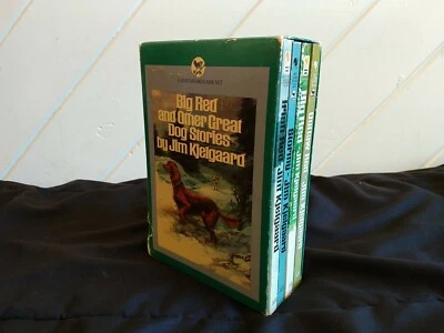 Big Red and Other Great Dog Stories by Jim Kjelgaard. 4 Book Box Set. Rare, VG. Foto 1 de 4