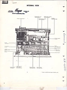 Vintage Photocopy Kenwood KA-6100 Stereo Integrated Amplifier Service Manual - Picture 1 of 1