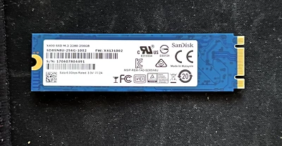 SanDisk SD8SN8U-256G-1006 256GB M.2 2280 SATA III NGFF Internal Laptop SSD - Image 1 of 2