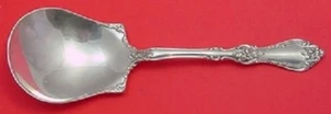 Royal Rose By Wallace Sterling Silver Berry Spoon AS 8 7/8" - Picture 1 of 1