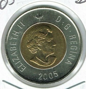 2005 kanadische brillante unzirkulierte 2-Tonnen-Münze! - Bild 1 von 2