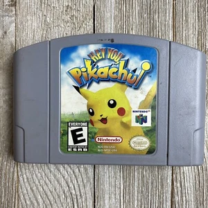 Hey You Pikachu Nintendo 64 N64 Juego Solo Auténtico Raro [PROBADO FUNCIONANDO] - Imagen 1 de 3