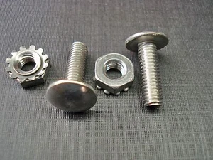 10 pc 10-32 x 5/8" bicycle fender stainless rivet screws Schwinn Stingray Krate - Bild 1 von 1