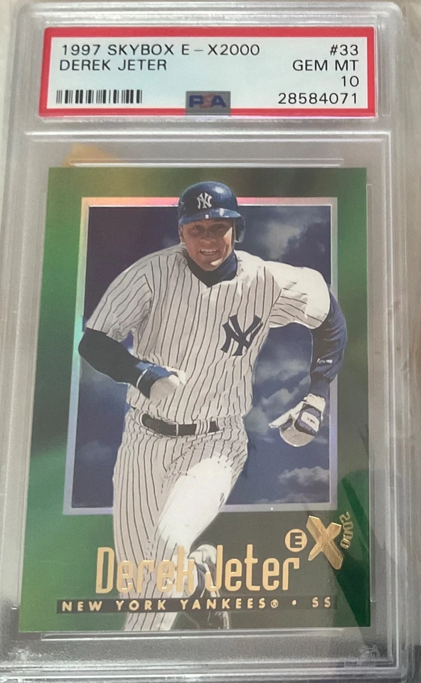 1997 DEREK JETER SKYBOX E-X 2000 PSA gem mint 10 - Image 1 of 1