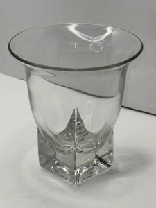 Vintage 1950's Cambridge Square Base 5" Floral Flower Vase - Picture 1 of 3