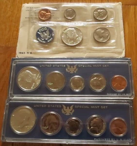 1965 1966 1967 1968 1969 1970 1971 1972 U.S. Mint Special Mint Sets & Mint Sets - Picture 1 of 5