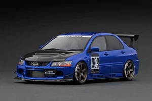 Coche modelo encendido IG2378 1/18 Mitsubishi Lancer Evolution IX CT9A modelo azul - Imagen 1 de 6