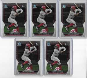 2023  Bowman Chrome   Hector Rodriguez   RC Lot Of  5, - Picture 1 of 1