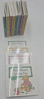 Lote de 9 libros de tablero Pleasant Company American Girl Bitty Bear Foto 1 de 4