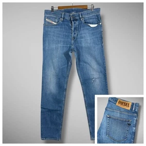 Diesel Jeans Mens 33x32 (33x30 actual) Blue Denim D Fining Stretch Tapered - Picture 1 of 17