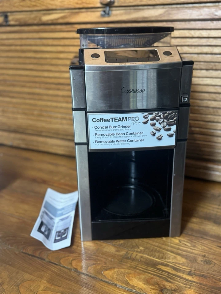 Capresso CoffeeTEAM PRO Plus coffee maker No Carafe Tested Working EUC - Image 1 of 3