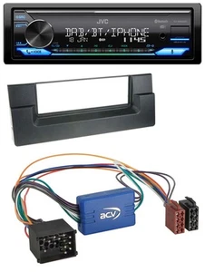 JVC Bluetooth DAB USB MP3 Autoradio für BMW 5er E39 X5 E53 Aktivsystem Rundpin - Bild 1 von 8