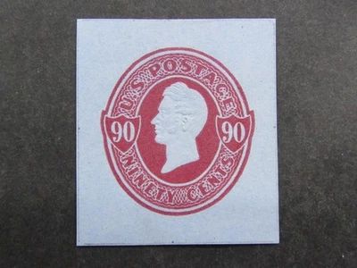 nystamps US Cut Square Stamp # U215 Mint H $175         N21x4240 - Image 1 of 2