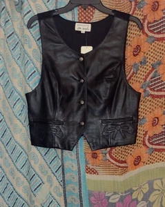 Damen Brenda Knight Free People Lederweste XL Neu mit Etikett 38B - Bild 1 von 2