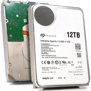 Seagate Exos x12 12TB SATA 6Gb/s 256MB Cache Enterprise Hard Drive 3.5in - Picture 1 of 1