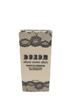 BUXOM Show Some Skin Weightless Foundation In The Dark - Full Size - 45ml/ 1.5oz - Image 1 of 4