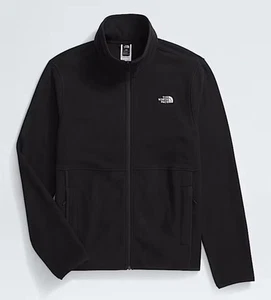 Chaqueta Glaciar The North Face Hombres XL Negra Polar Cremallera Completa Cuello Simulado Acogedora QLW327 - Imagen 1 de 5
