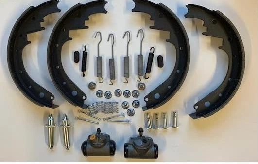 Brake Shoe kit with cylinder Hardware Fit Chevrolet 3100 1/2 ton REAR 1955-1958 - Image 1 of 4