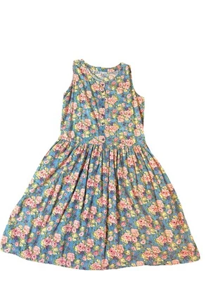 Vestido Laura Tyler Vintage Floral Años 80/90, Todos los Días, Juegos con disfraces, Disfraz Foto 1 de 4