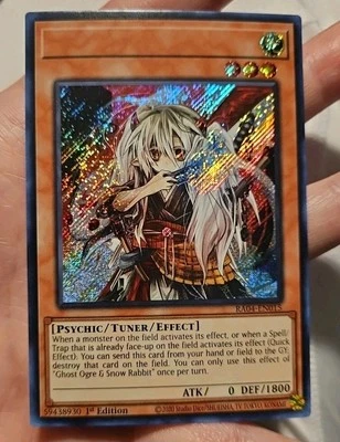 misprint no name Ghost Ogre & Snow Rabbit (Secret Rare) RA04-EN015 yugioh error - Image 1 of 4