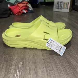Hoka U ORA Recovery 3 Slip-On Slides Citrus Glow Size Men’s 12 /Women's 14 - Picture 1 of 5
