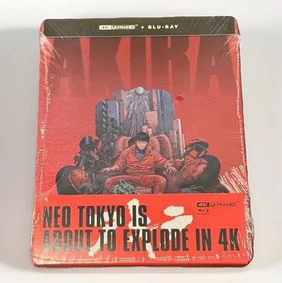 Akira (4K/Blu-ray, 2025, STEELBOOK) NE Jimmy Flinders Deanna Morris anime action - Image 1 of 2