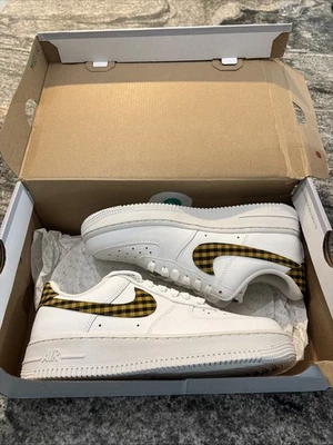 Air Force 1 Low ‘Bronzine Gingham’ Women’s Size 7 Men’s 5.5 - Image 1 of 4