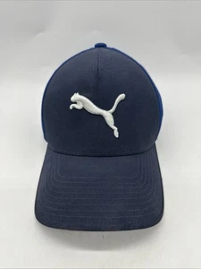 Gorra de béisbol Puma ajustada azul marino y azul talla L/XL EN MUY BUENA CONDICIÓN - Imagen 1 de 9