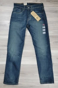 Levi's 502 Jeans Men's 28X30 Rosefinch Dark Wash Taper Fit Stretch New 295070004 - Picture 1 of 12