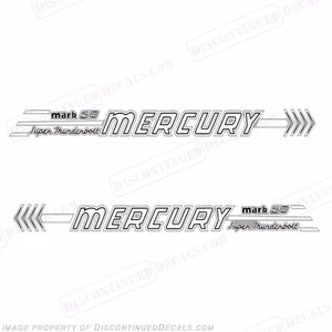 Fits Mercury 1958 45HP Mark 58 Outboard Decal Kit Reproduction Decals In Stock - Bild 1 von 1