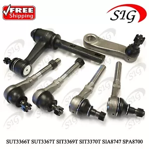 Kit de 6 piezas de brazo Pitman interior exterior para camioneta Ford F-150 1997-2004 4x4 - Imagen 1 de 7