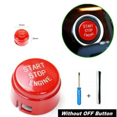 Sporty Red Engine Start Stop Button Cover For BMW F10 530i 535i 550i 740i 750i  Foto 1 de 4
