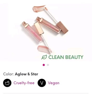 Pink Lipps Lip Gloss Duo Color Aglow/Star 3.5 ML X 2 - Image 1 of 4
