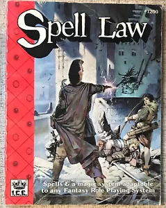 "SPELL LAW" 1989 2ND ED PB VG 2000 SPELLS FOR GAMING I.C.E. #1200 - Foto 1 di 1