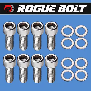 PONTIAC V8 VALVE COVER BOLTS STAINLESS STEEL KIT 326 350 389 400 421 428 455 GTO - Picture 1 of 1