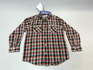 Designer Ben Sherman Boys Casual Check Shirt size 6-7 years VGC - Picture 1 of 8