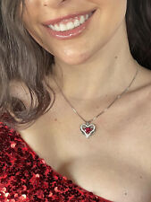 2ct Certified Natural Ruby Diamond Pendant + 1.2ctw Diamond Valentine girlfriend