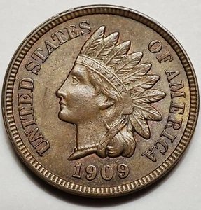 Centavo cabeza india EE. UU. 1909-P - 1 c - ¡¡BN CHBU DDO!!! - Imagen 1 de 11