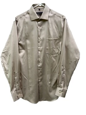 Camisa de Vestir Geoffrey Beene Sin Hierro Sin Arrugas, Mangas Largas Talla 34/35 Foto 1 de 4