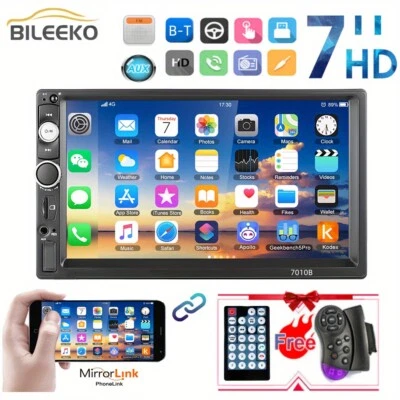 Car Radio Stereo Touch Screen Mirror Link For Carplay Android Auto MP5 Player+ - Image 1 of 4