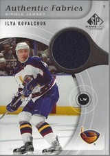 2005-06 SP Game Used Authentic Fabrics #AFIK Ilya Kovalchuk Jersey - NM-MT