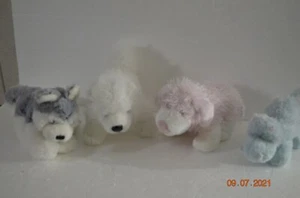 Lot of 4 GANZ Webkins 3 Dogs and 1 Hippo - Picture 1 of 8