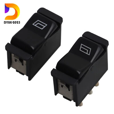 Un paquete de 2 interruptores de ventana de puerta izquierda + derecha aptos para Mercedes-Benz 300D 380SEL Foto 1 de 4